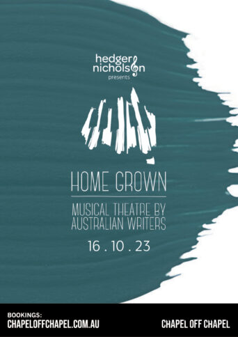 Graphic poster advertising Homegrown