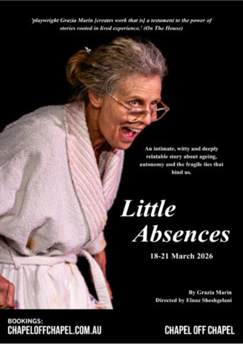 Elderly lady wearing glasses and laughing